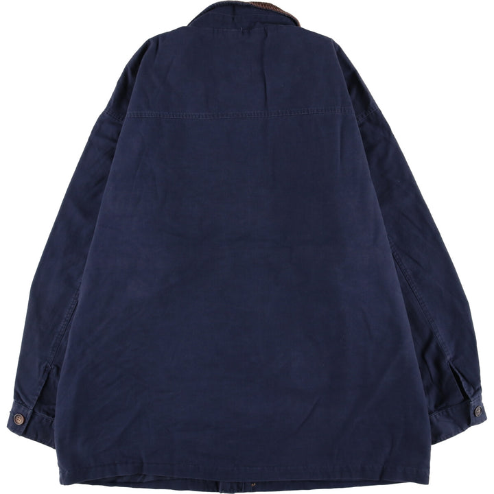 90'S Ralph Lauren CHAPS hunting jacket, men's XL size, vintage cotton navy blue type Vintage Second Hand