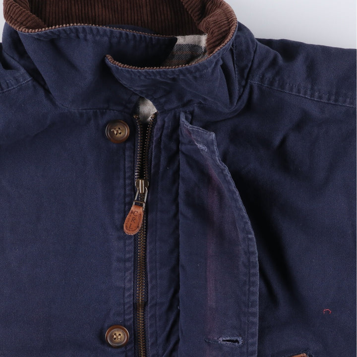 90'S Ralph Lauren CHAPS hunting jacket, men's XL size, vintage cotton navy blue type Vintage Second Hand