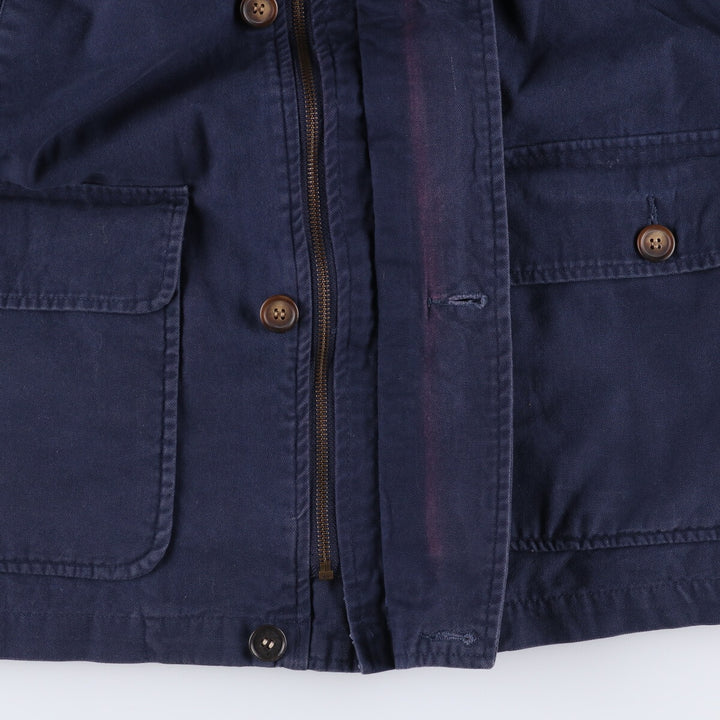90'S Ralph Lauren CHAPS hunting jacket, men's XL size, vintage cotton navy blue type Vintage Second Hand