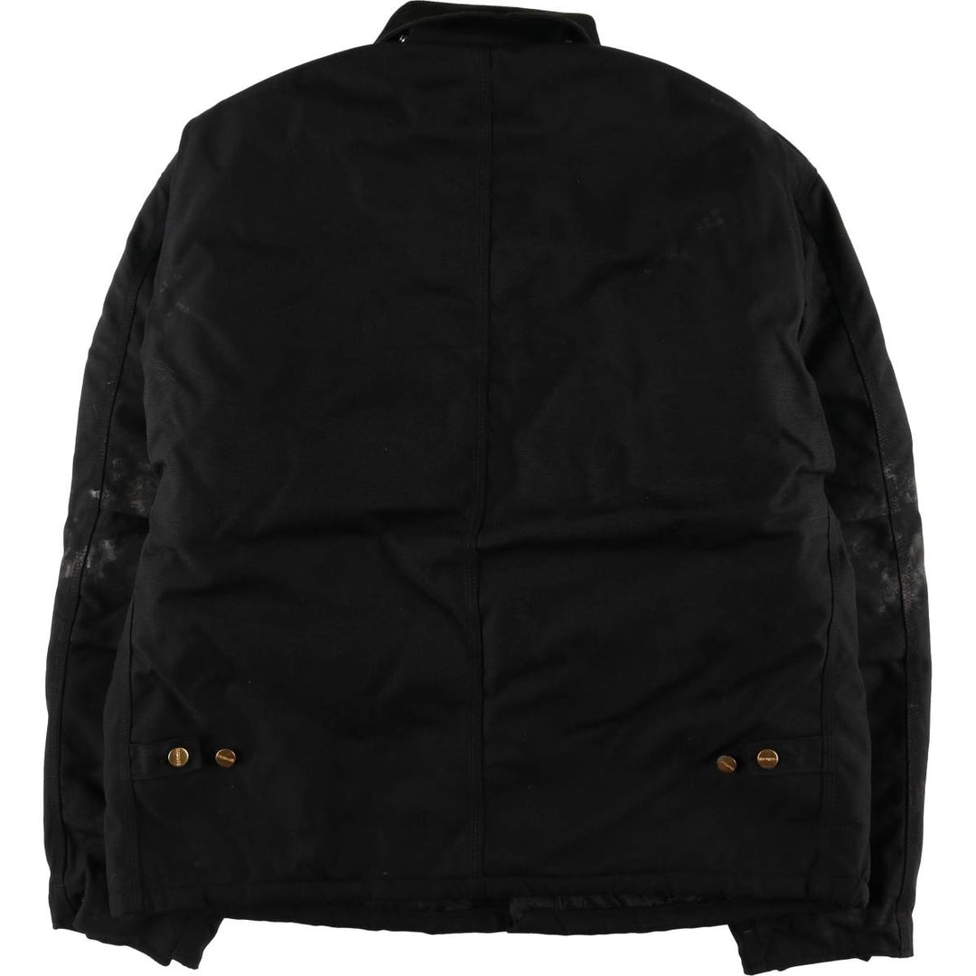 00'S Carhartt Traditional Jacket, Padded Jacket, Puffer Jacket, Made in USA, Men's XL Nylon black type Vintage Second Hand