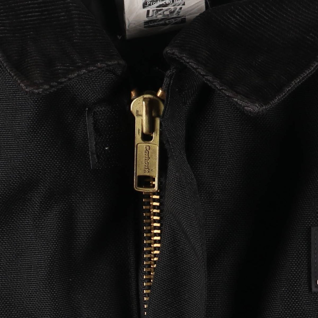 00'S Carhartt Traditional Jacket, Padded Jacket, Puffer Jacket, Made in USA, Men's XL Nylon black type Vintage Second Hand