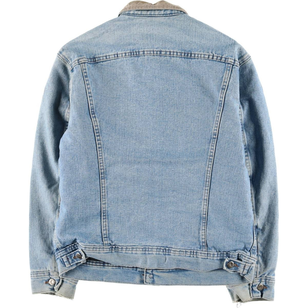 Vintage 80s-90'S Lee RIVETED denim jacket, denim jacket, men's size M unclear blue type Vintage Second Hand