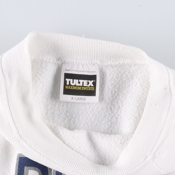 Vintage 1990'S Tartex Pennsylvania State University college sweatshirt, made in the USA, men's size XL cotton white type Vintage Second Hand