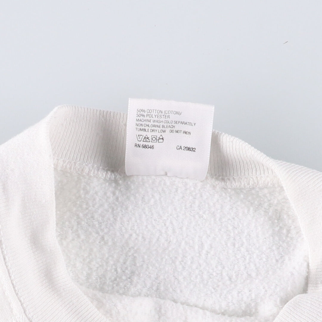 Vintage 1990'S Tartex Pennsylvania State University college sweatshirt, made in the USA, men's size XL cotton white type Vintage Second Hand