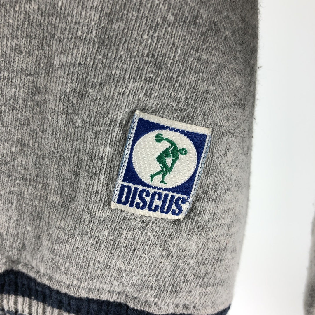 90'S Discus Athletic plain blank sweatshirt, made in the USA, men's size XL, vintage cotton gray type Vintage Second Hand