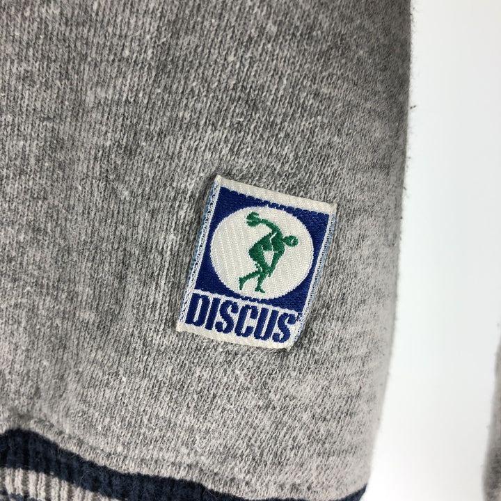 90'S Discus Athletic plain blank sweatshirt, made in the USA, men's size XL, vintage cotton gray type Vintage Second Hand