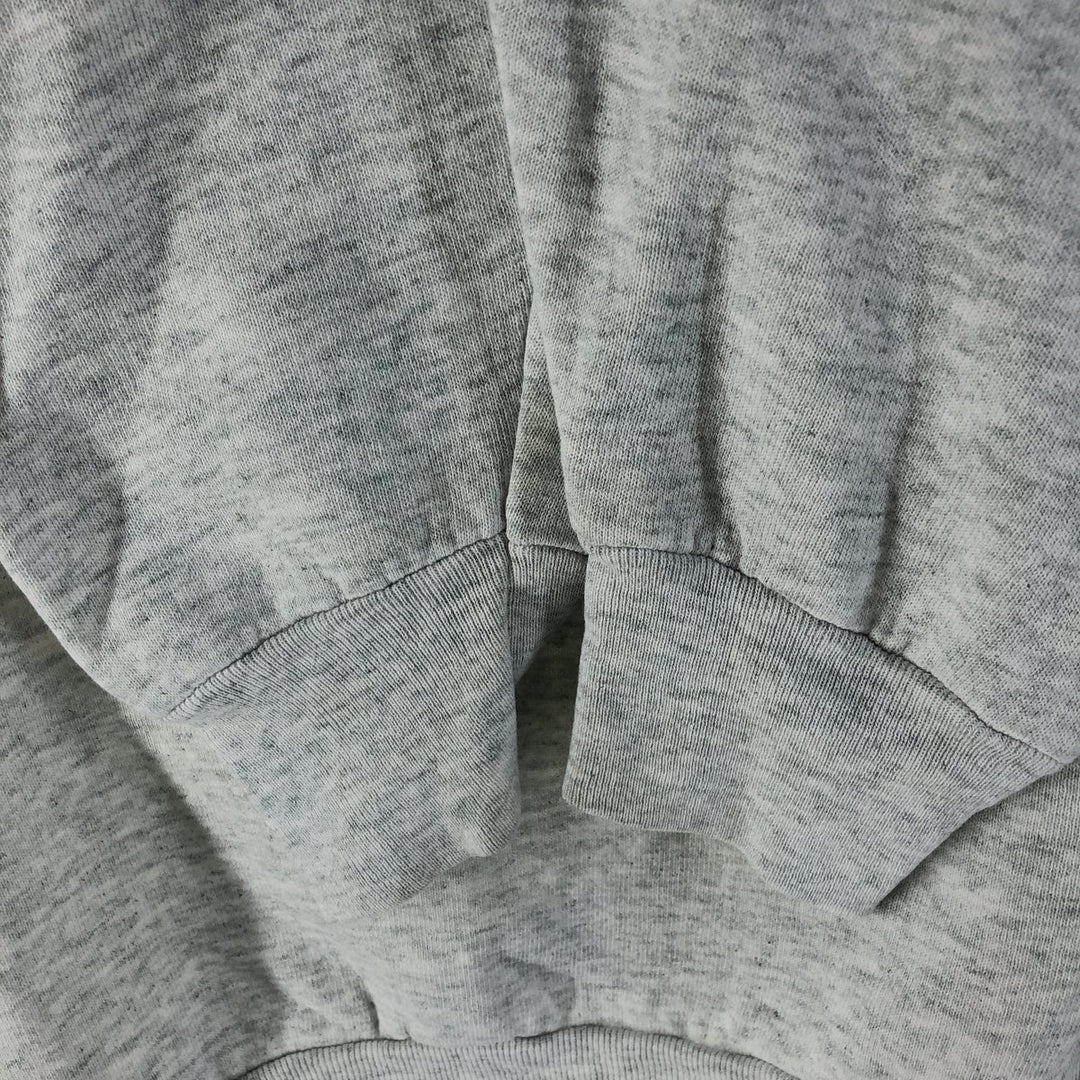 Fruit of the Loom printed sweatshirt, sweatshirt, made in the USA, men's XL size, vintage cotton gray type Vintage Second Hand