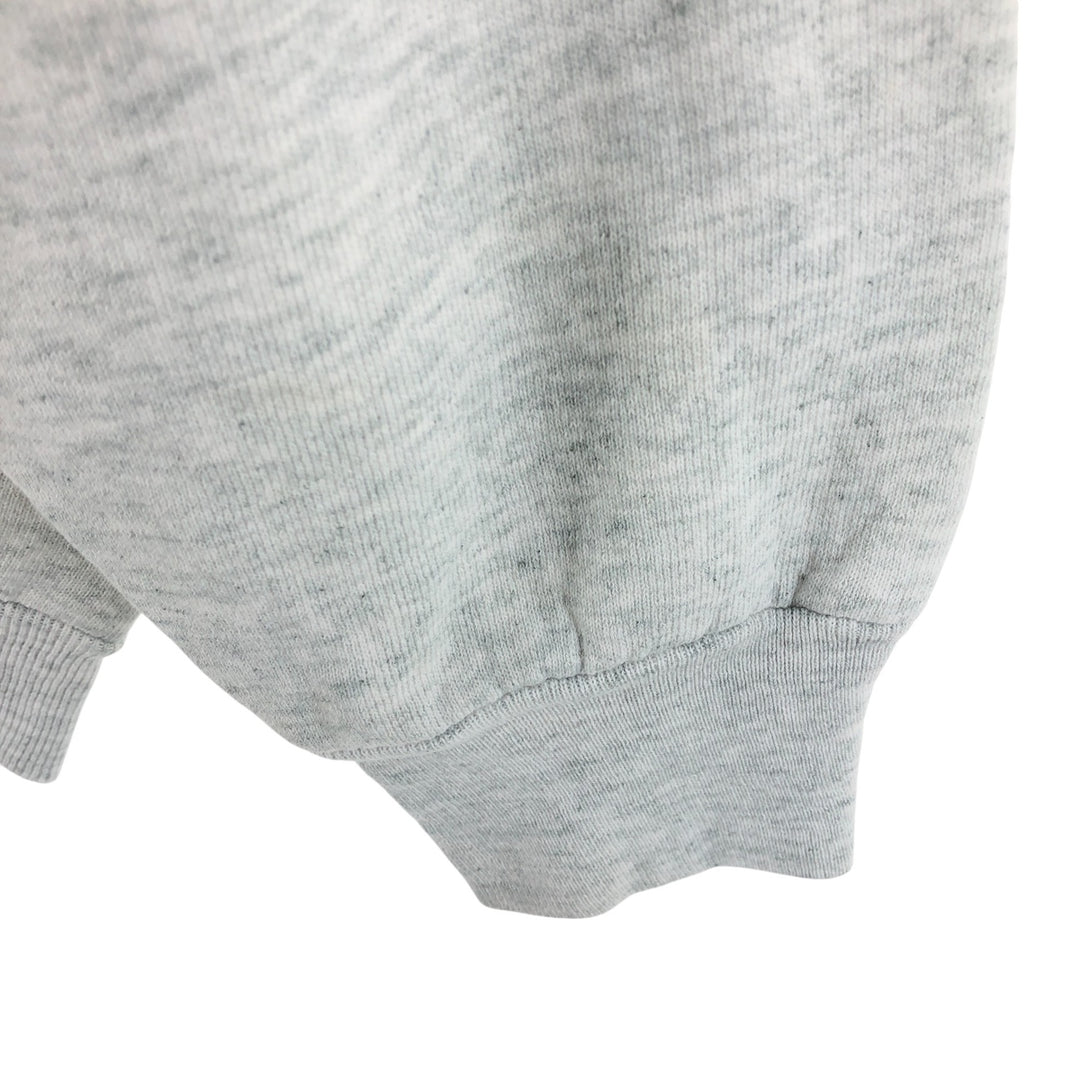 Fruit of the Loom printed sweatshirt, sweatshirt, made in the USA, men's XL size, vintage cotton gray type Vintage Second Hand