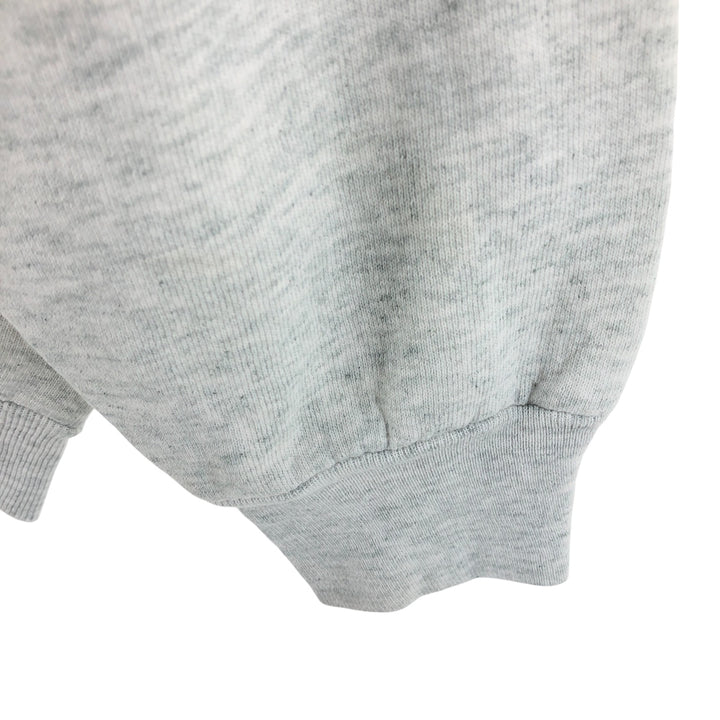 Fruit of the Loom printed sweatshirt, sweatshirt, made in the USA, men's XL size, vintage cotton gray type Vintage Second Hand