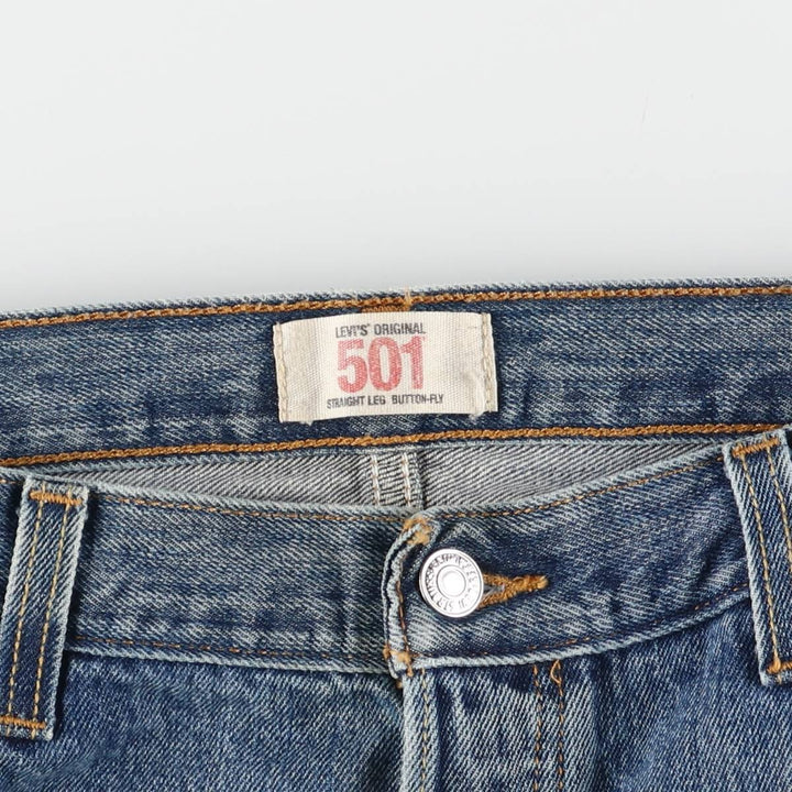 Levi's 501 straight denim pants for men, size W36 cotton blue type Vintage Second Hand