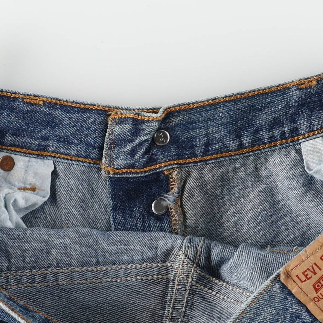 Levi's 501 straight denim pants for men, size W36 cotton blue type Vintage Second Hand