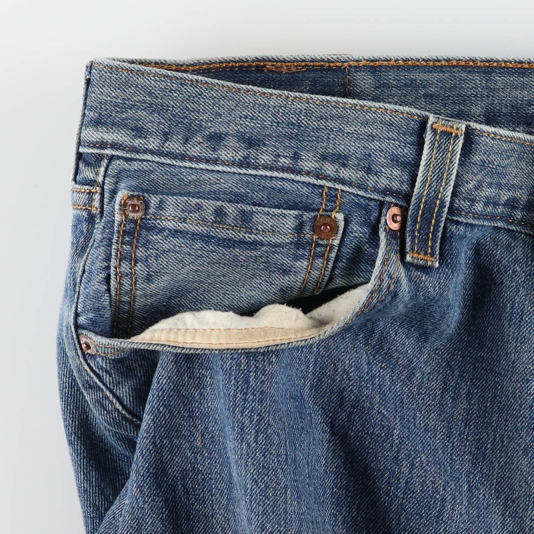 Levi's 501 straight denim pants for men, size W36 cotton blue type Vintage Second Hand