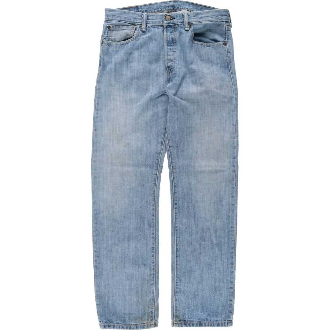 Levi's 501 straight denim pants for men, size W33 cotton blue type Vintage Second Hand