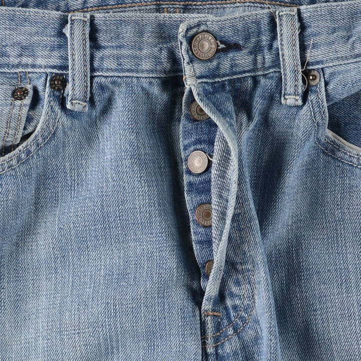 Levi's 501 straight denim pants for men, size W33 cotton blue type Vintage Second Hand