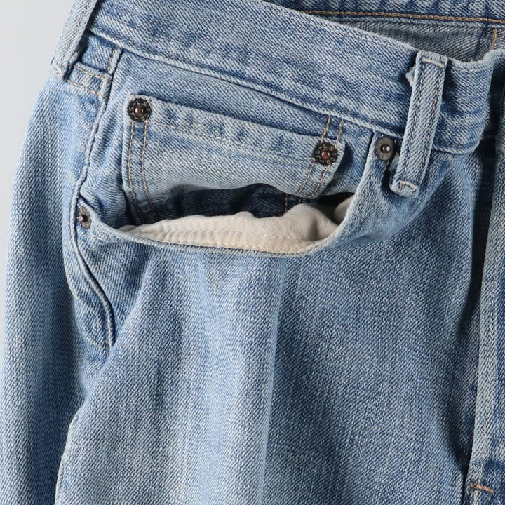 Levi's 501 straight denim pants for men, size W33 cotton blue type Vintage Second Hand