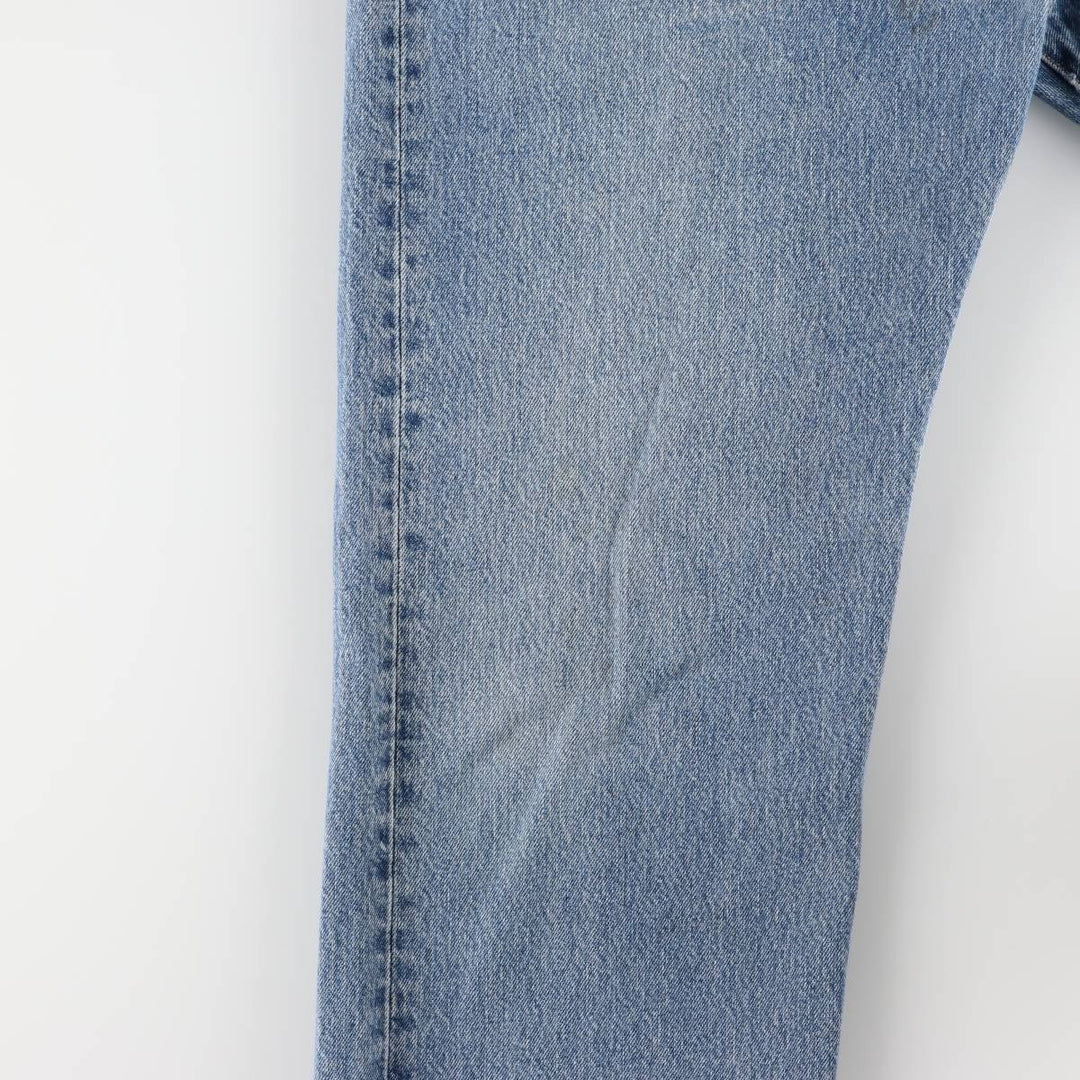 00'S Levi's 501 straight denim pants for men, size W34 cotton Blue type light blue Vintage Second Hand