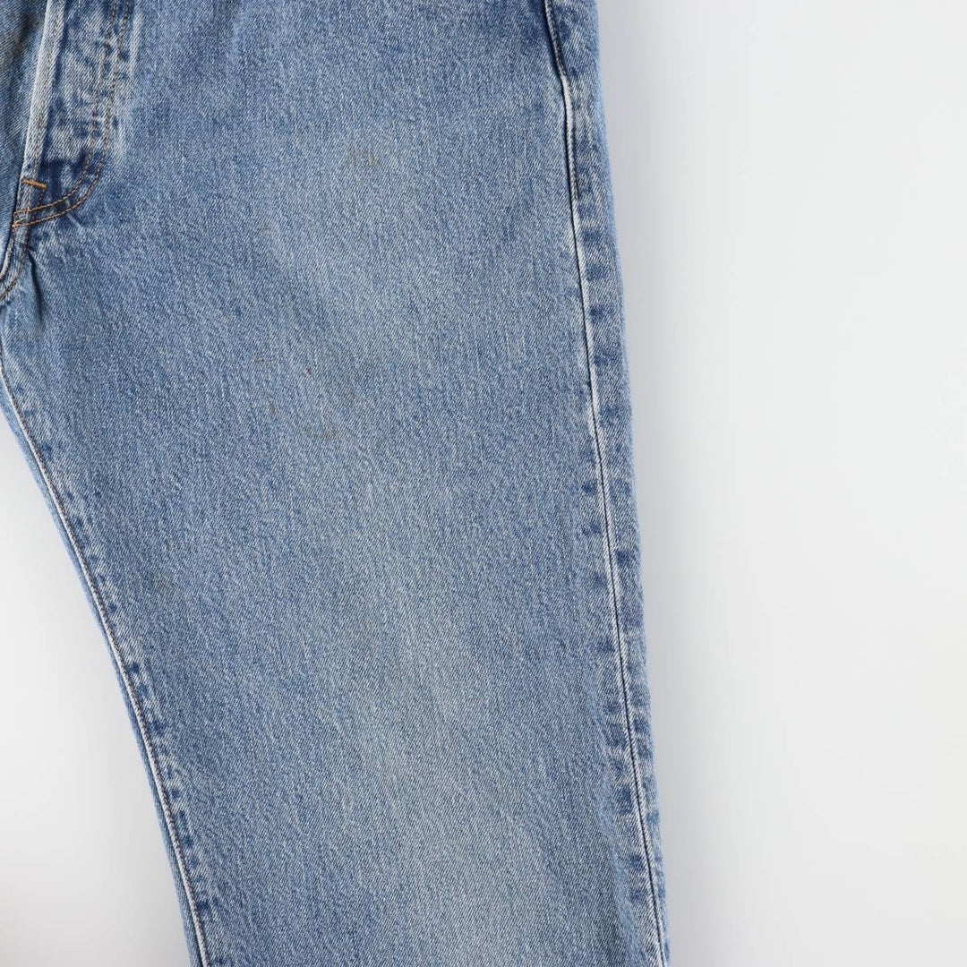 00'S Levi's 501 straight denim pants for men, size W34 cotton Blue type light blue Vintage Second Hand