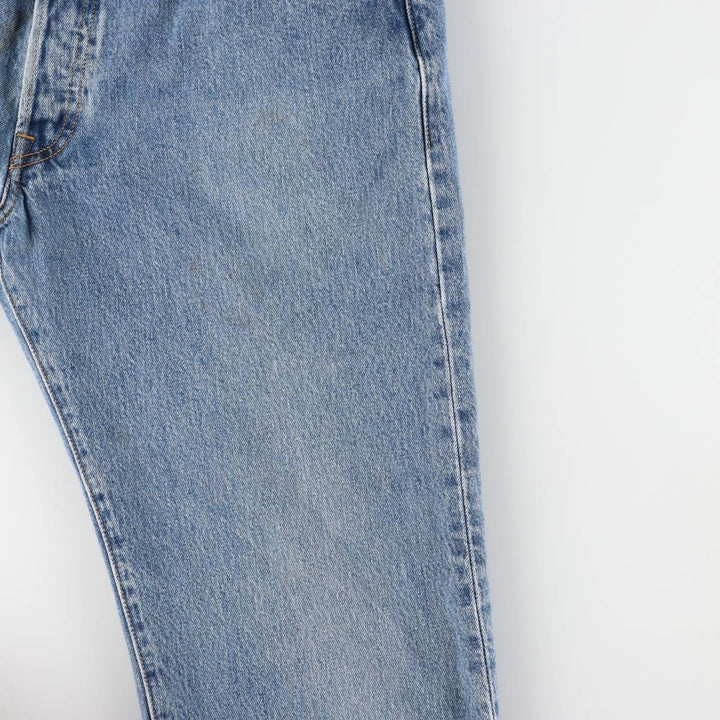 00'S Levi's 501 straight denim pants for men, size W34 cotton Blue type light blue Vintage Second Hand