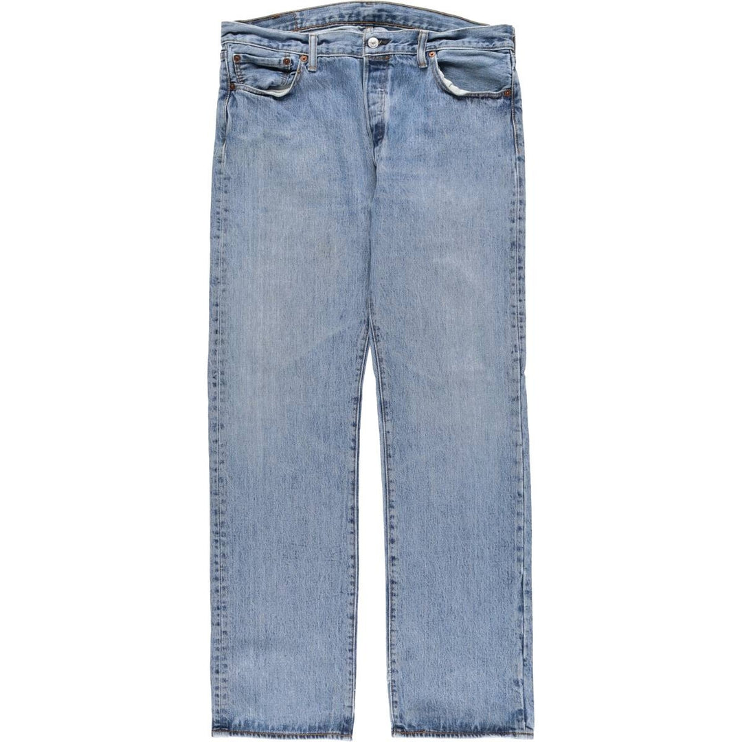 Levi's 501 straight denim pants for men, size W37 cotton Blue type light blue Vintage Second Hand