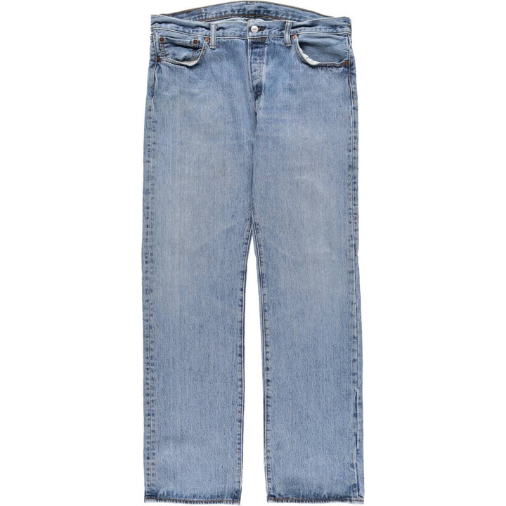 Levi's 501 straight denim pants for men, size W37 cotton Blue type light blue Vintage Second Hand