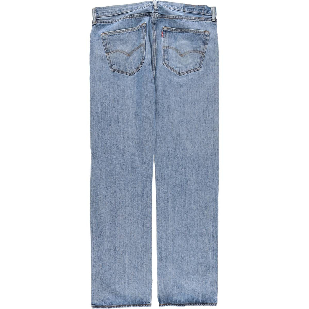 Levi's 501 straight denim pants for men, size W37 cotton Blue type light blue Vintage Second Hand
