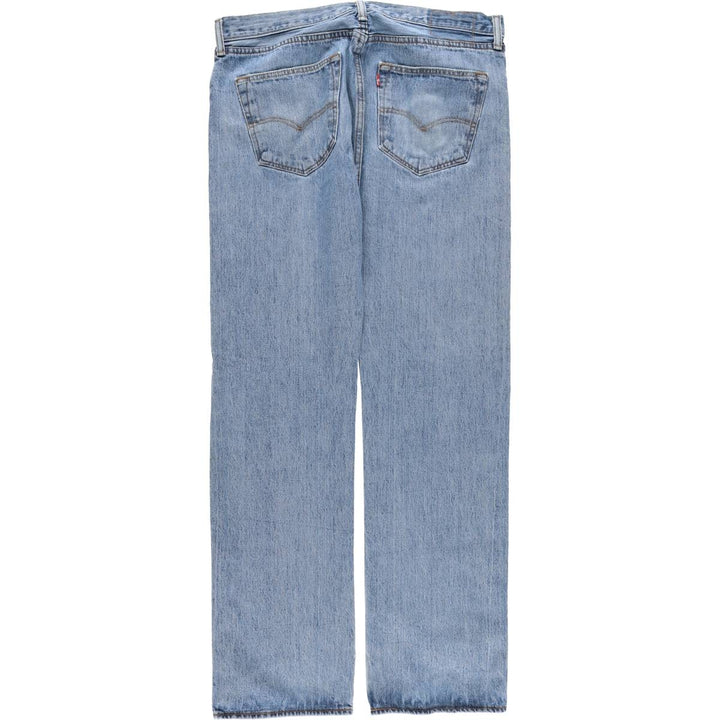 Levi's 501 straight denim pants for men, size W37 cotton Blue type light blue Vintage Second Hand
