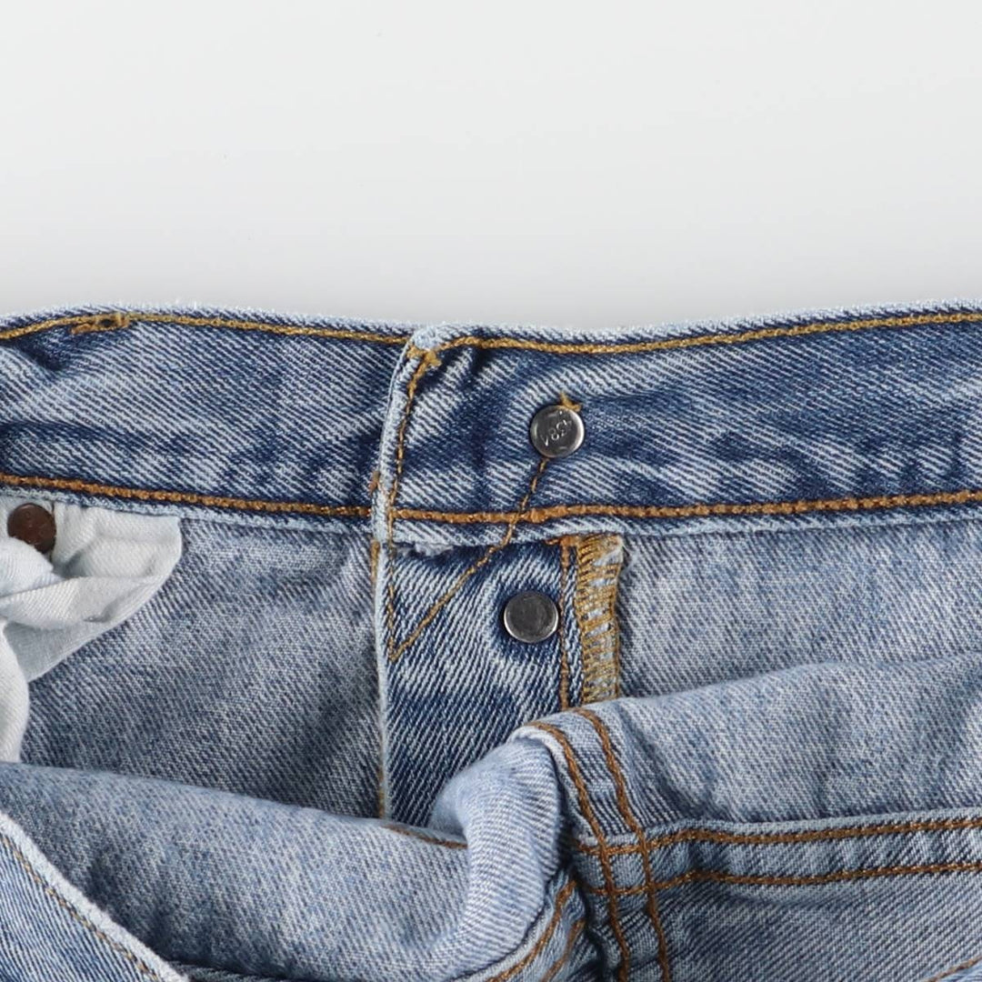Levi's 501 straight denim pants for men, size W37 cotton Blue type light blue Vintage Second Hand