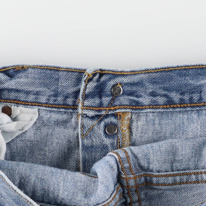 Levi's 501 straight denim pants for men, size W37 cotton Blue type light blue Vintage Second Hand