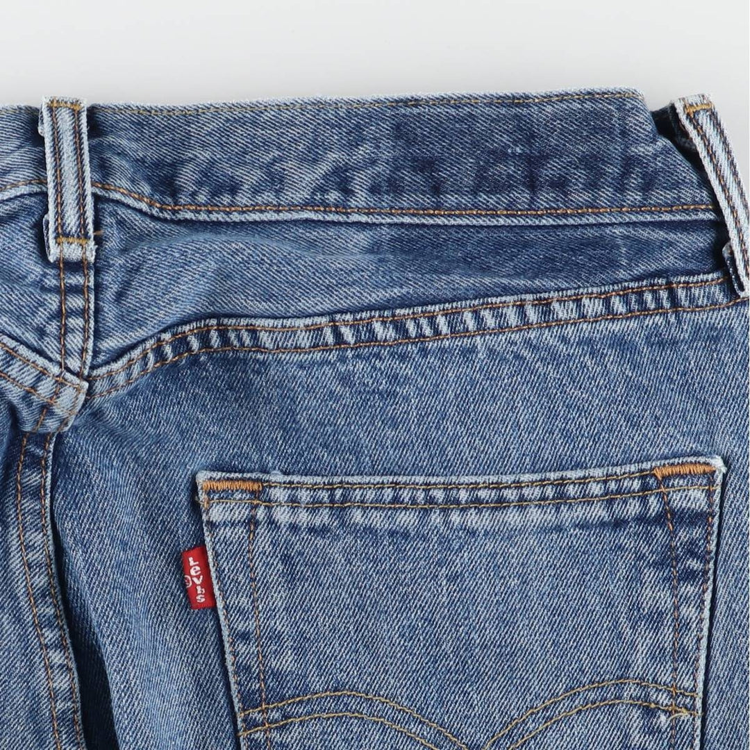 Levi's 501 straight denim pants for men, equivalent to w31 unclear blue type Vintage Second Hand