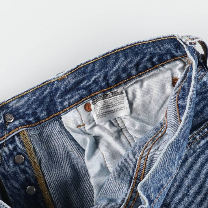 Levi's 501 straight denim pants for men, equivalent to w31 unclear blue type Vintage Second Hand