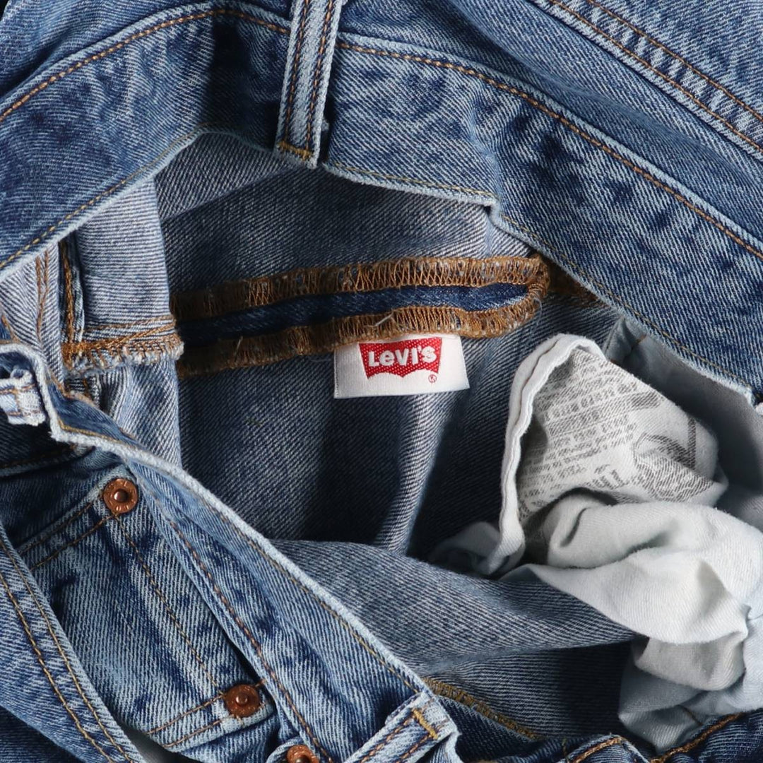 Levi's 501 straight denim pants for men, equivalent to w31 unclear blue type Vintage Second Hand