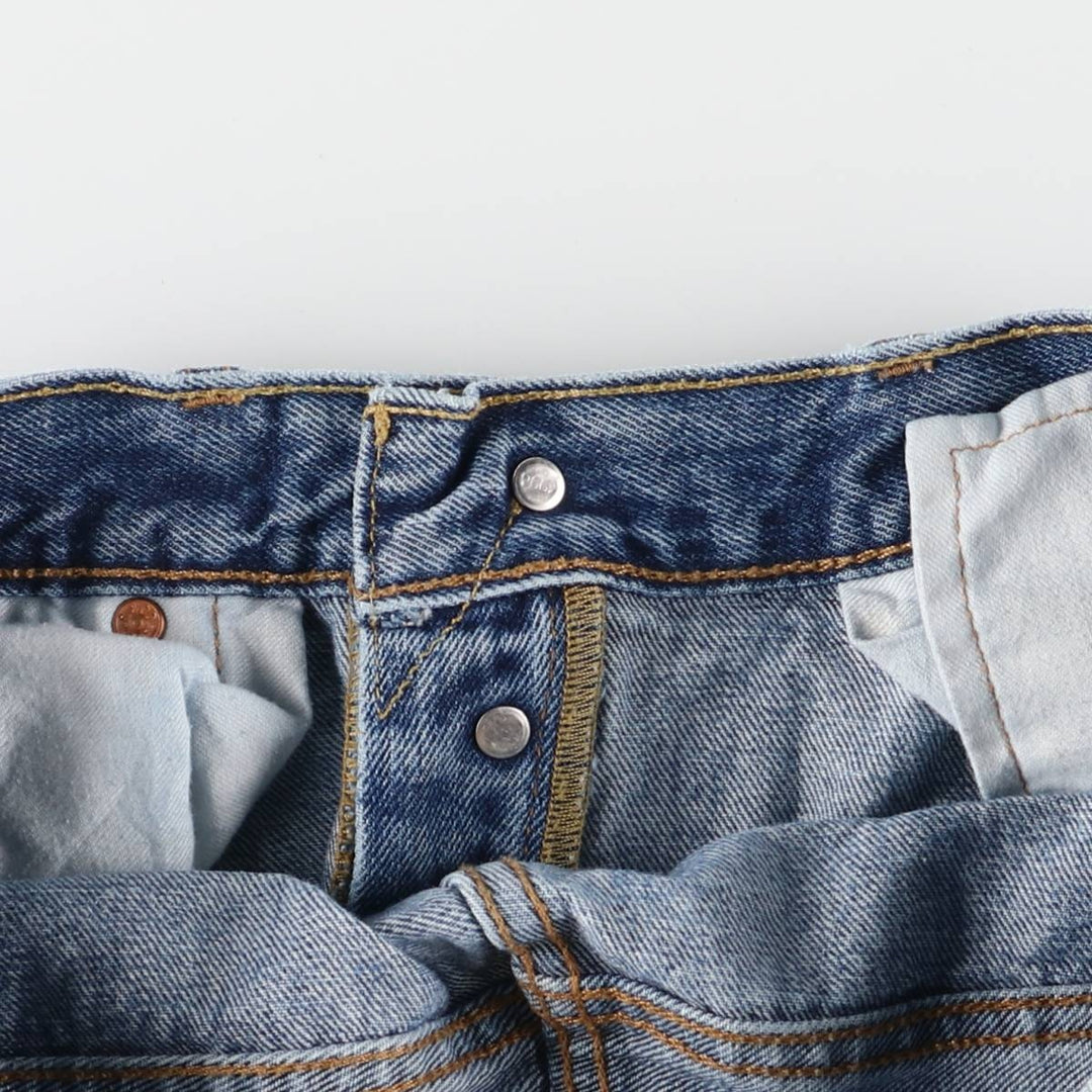 Levi's 501 straight denim pants for men, equivalent to w31 unclear blue type Vintage Second Hand