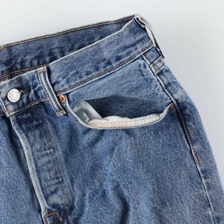 Levi's 501 straight denim pants for men, equivalent to w31 unclear blue type Vintage Second Hand
