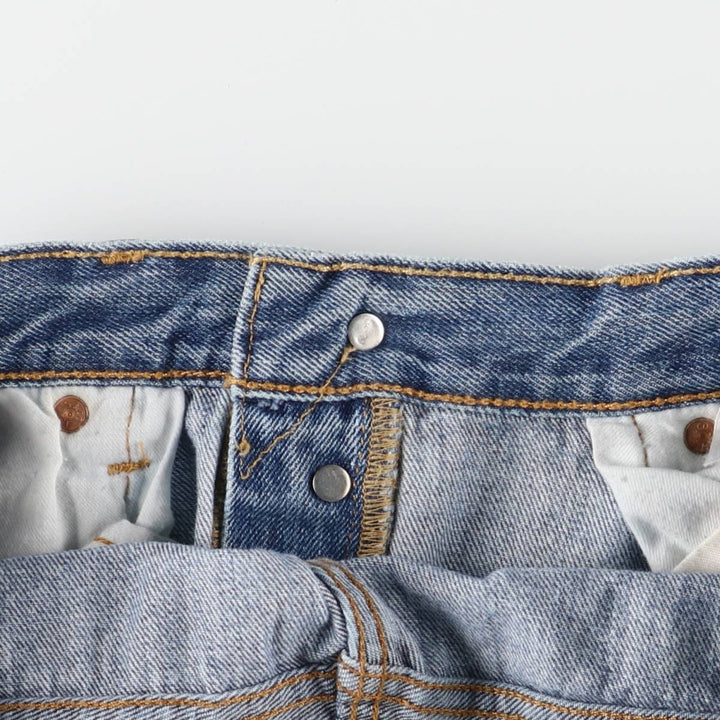 Levi's 501 straight denim pants for men, size W34 cotton Blue type light blue Vintage Second Hand