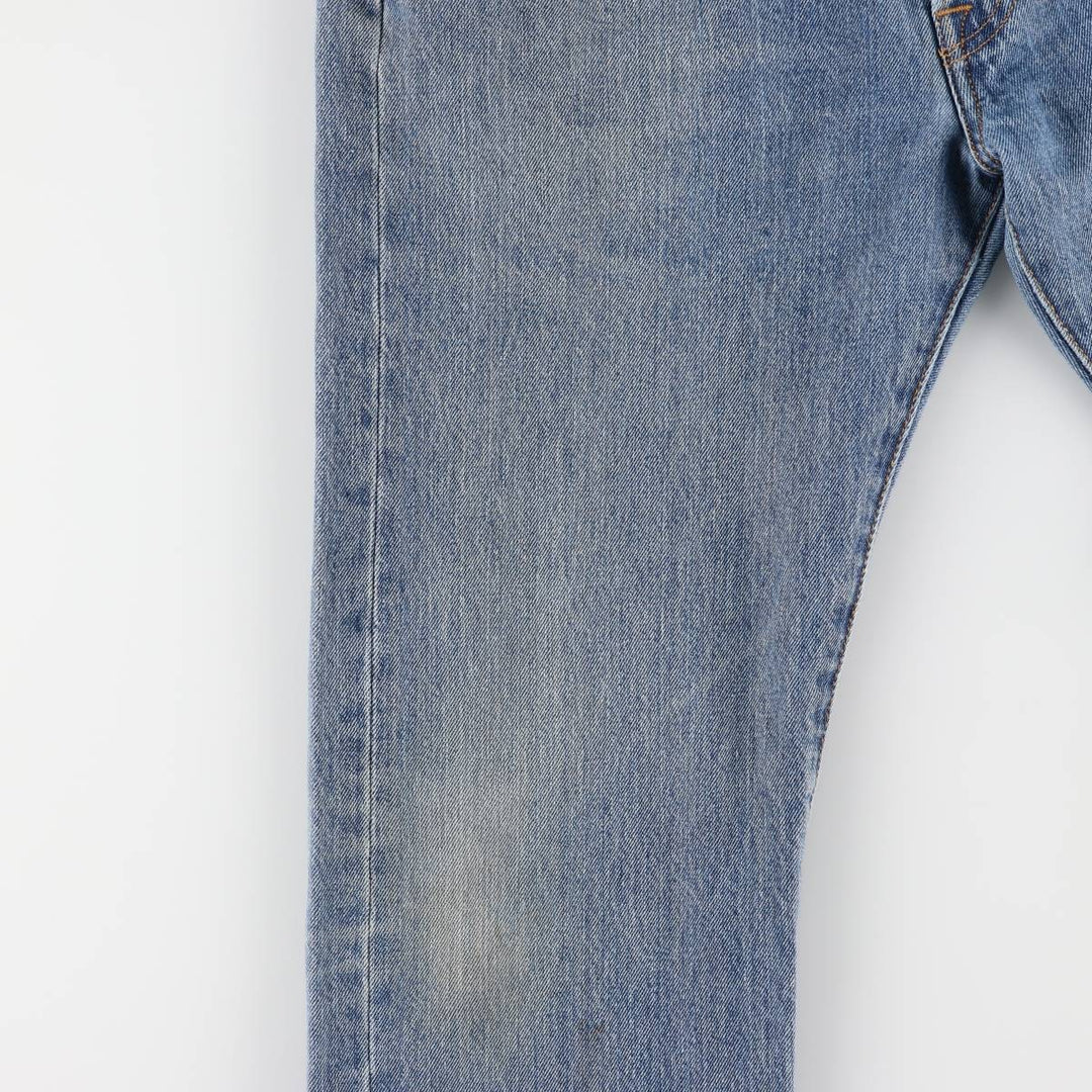 Levi's 501 straight denim pants for men, size W34 cotton Blue type light blue Vintage Second Hand
