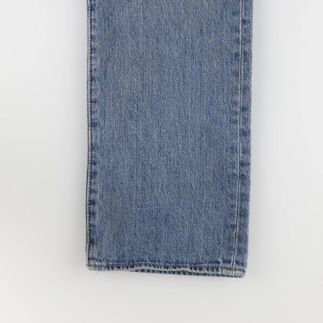 Levi's 501 straight denim pants for men, size W34 cotton Blue type light blue Vintage Second Hand