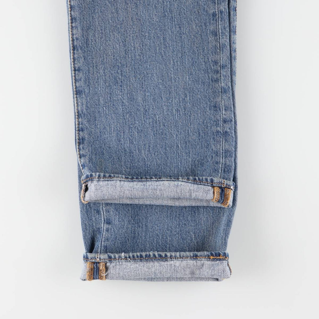 Levi's 501 straight denim pants for men, size W34 cotton Blue type light blue Vintage Second Hand