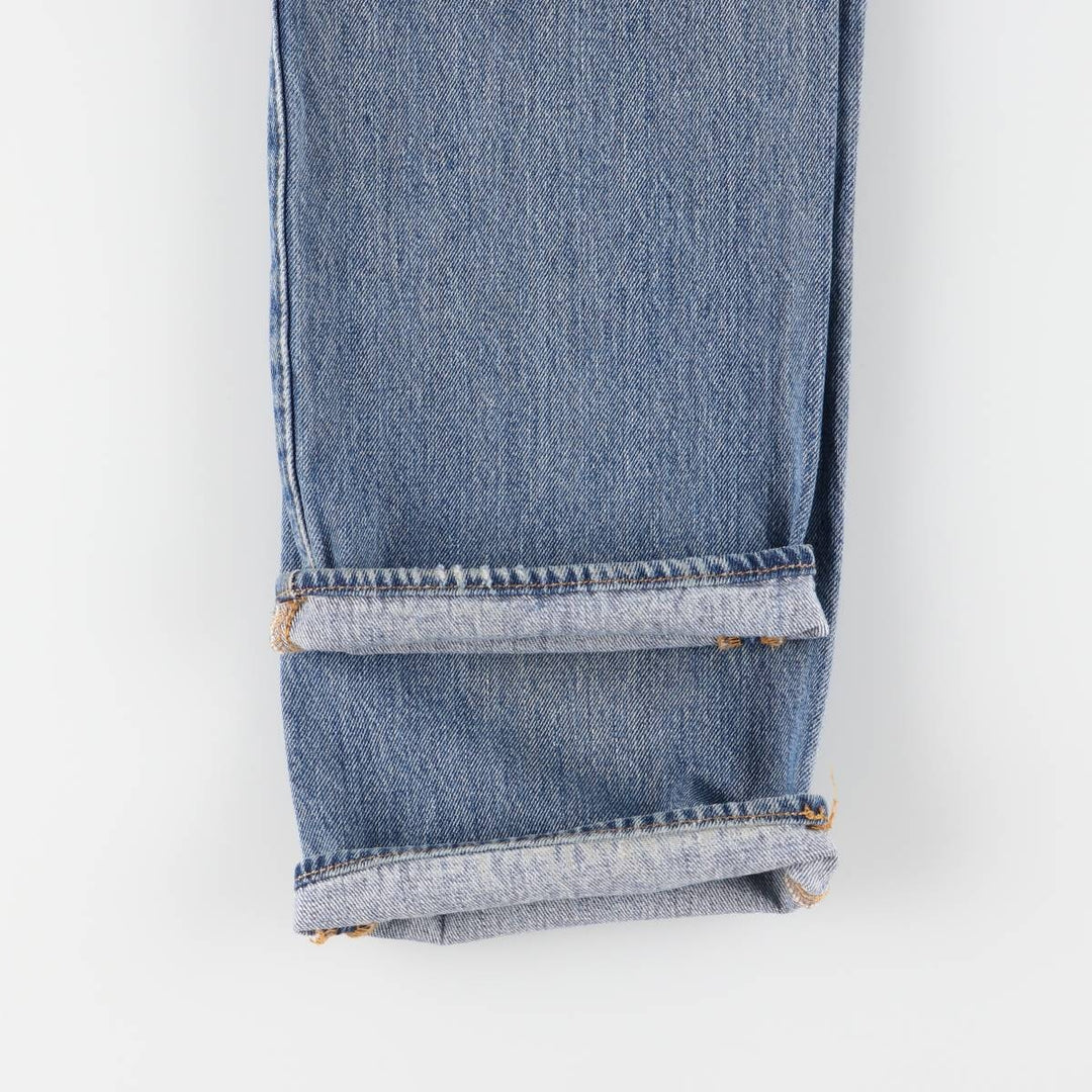 Levi's 501 straight denim pants for men, size W34 cotton Blue type light blue Vintage Second Hand