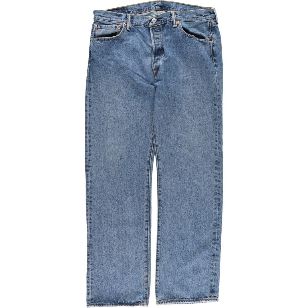 Levi's 501 straight denim pants for men, size W35 cotton Blue type light blue Vintage Second Hand