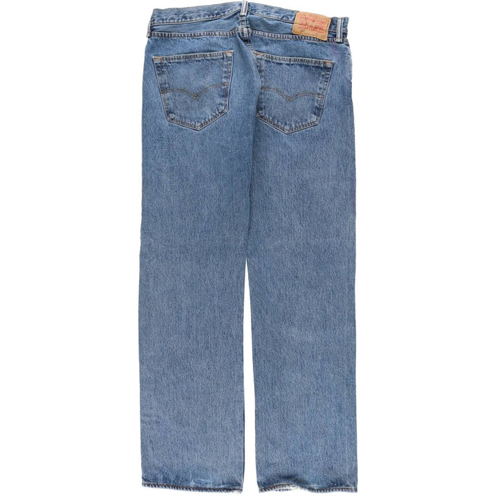 Levi's 501 straight denim pants for men, size W35 cotton Blue type light blue Vintage Second Hand