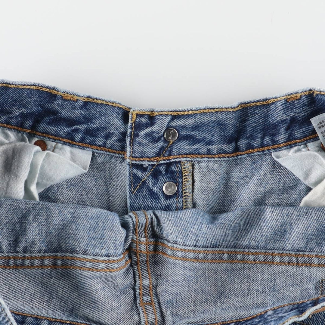 Levi's 501 straight denim pants for men, size W35 cotton Blue type light blue Vintage Second Hand