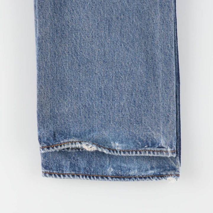 Levi's 501 straight denim pants for men, size W35 cotton Blue type light blue Vintage Second Hand