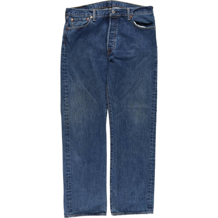 Levi's 501 straight denim pants for men, size W34 cotton blue type Vintage Second Hand
