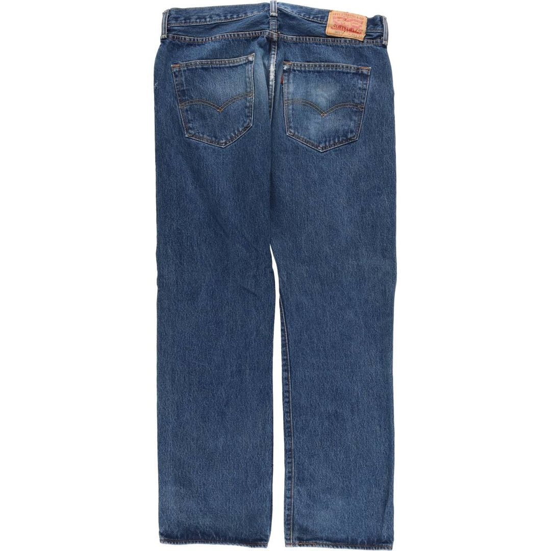 Levi's 501 straight denim pants for men, size W34 cotton blue type Vintage Second Hand