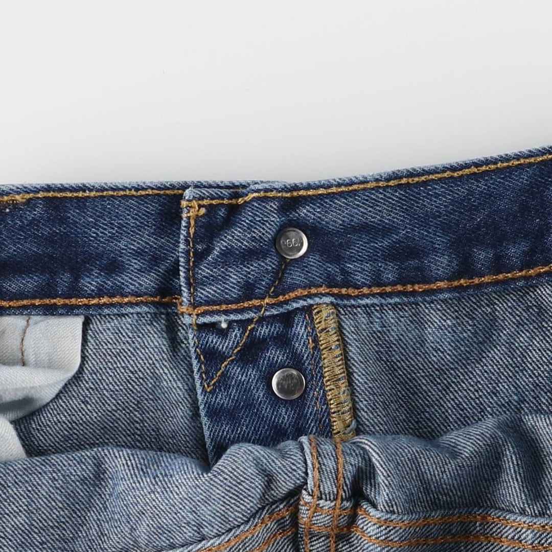 Levi's 501 straight denim pants for men, size W34 cotton blue type Vintage Second Hand
