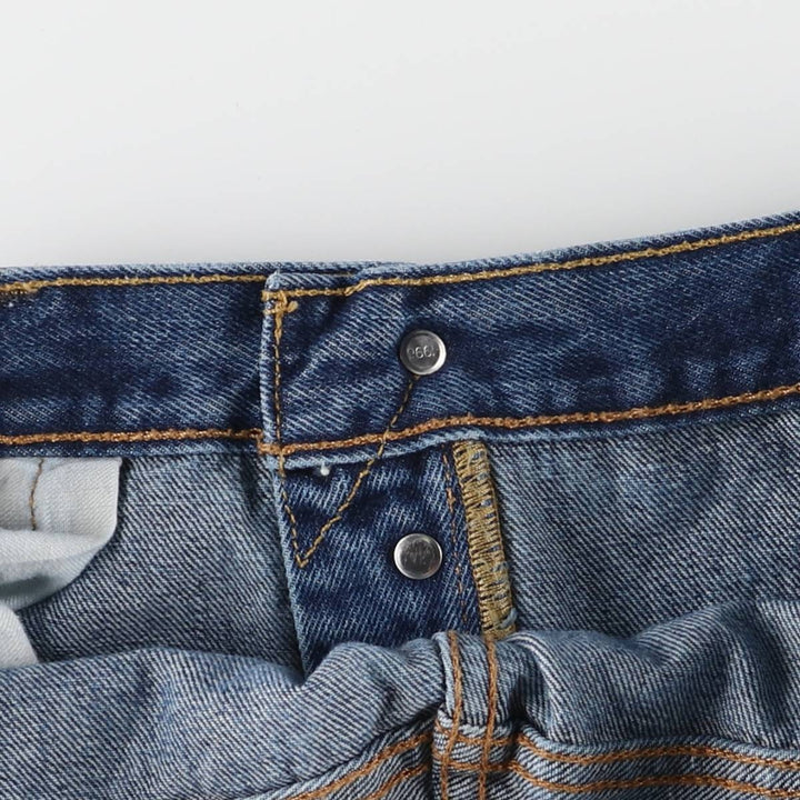 Levi's 501 straight denim pants for men, size W34 cotton blue type Vintage Second Hand