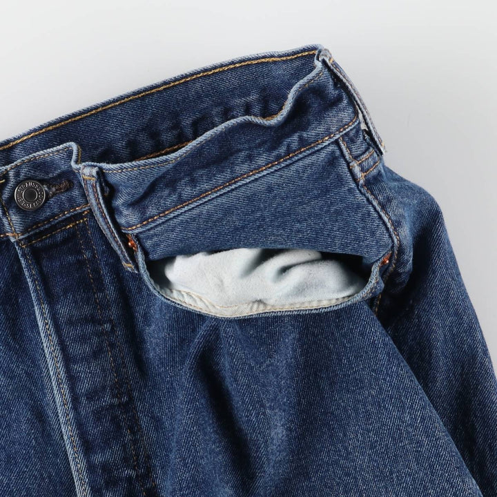 Levi's 501 straight denim pants for men, size W34 cotton blue type Vintage Second Hand