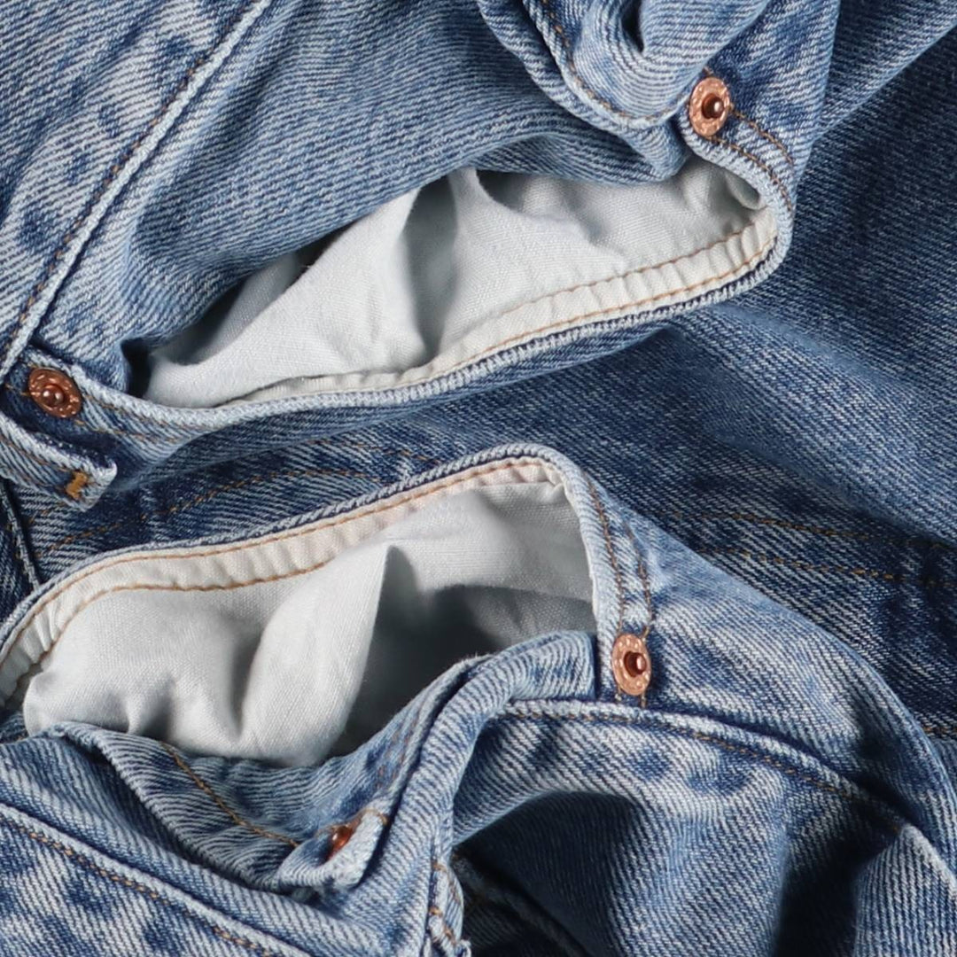 00'S Levi's 501 straight denim pants for men, size W34 cotton blue type Vintage Second Hand