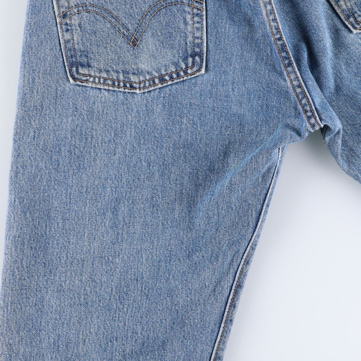 00'S Levi's 501 straight denim pants for men, size w31 cotton blue type Vintage Second Hand