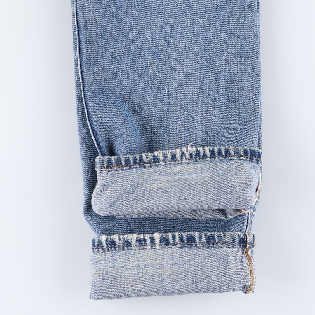 00'S Levi's 501 straight denim pants for men, size w31 cotton blue type Vintage Second Hand